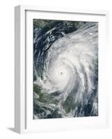 October 21, 2005, Hurricane Wilma Over Mexico-Stocktrek Images-Framed Photographic Print