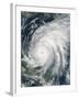 October 21, 2005, Hurricane Wilma Over Mexico-Stocktrek Images-Framed Photographic Print