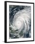 October 21, 2005, Hurricane Wilma Over Mexico-Stocktrek Images-Framed Photographic Print