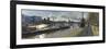 October Afternoon Battersea Bridge, 2011-Peter Brown-Framed Giclee Print