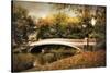 October at Bow Bridge-Jessica Jenney-Stretched Canvas