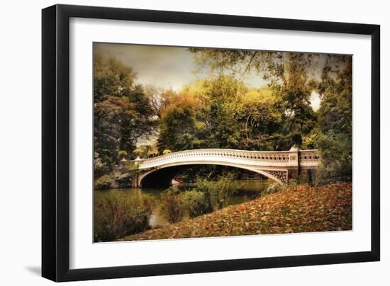 October at Bow Bridge-Jessica Jenney-Framed Giclee Print