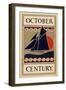 October Century-H.m. Lawrence-Framed Giclee Print