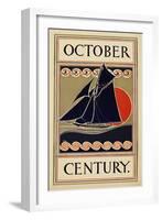 October Century-H.m. Lawrence-Framed Giclee Print