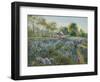 October Delphiniums-Timothy Easton-Framed Premium Giclee Print