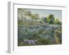October Delphiniums-Timothy Easton-Framed Giclee Print