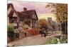 October Evening at Steventon, Berkshire-Alfred Robert Quinton-Mounted Giclee Print