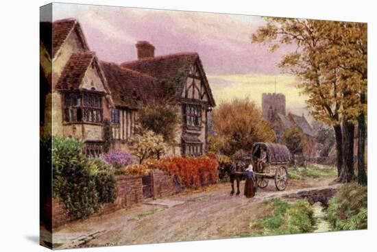 October Evening at Steventon, Berkshire-Alfred Robert Quinton-Stretched Canvas