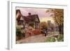 October Evening at Steventon, Berkshire-Alfred Robert Quinton-Framed Giclee Print