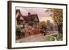 October Evening at Steventon, Berkshire-Alfred Robert Quinton-Framed Giclee Print