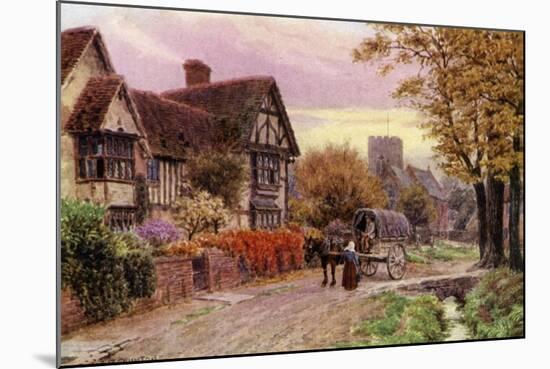 October Evening at Steventon, Berkshire-Alfred Robert Quinton-Mounted Giclee Print