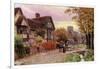 October Evening at Steventon, Berkshire-Alfred Robert Quinton-Framed Giclee Print