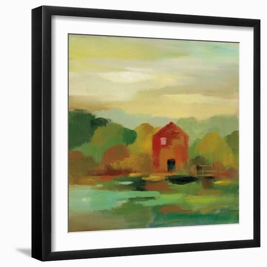 October Farm II v2-Silvia Vassileva-Framed Art Print