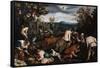 October' (From the Series 'The Seasons), Late 16th or Early 17th Century-Leandro Bassano-Framed Stretched Canvas