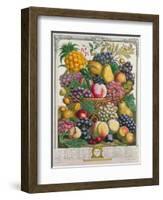 October, from 'Twelve Months of Fruits', by Robert Furber-Pieter Casteels-Framed Giclee Print