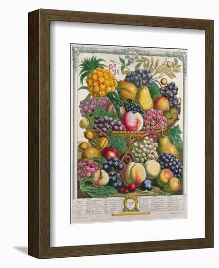 October, from 'Twelve Months of Fruits', by Robert Furber-Pieter Casteels-Framed Giclee Print