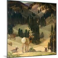 October in the Mountains-W^ Herbert Dunton-Mounted Art Print