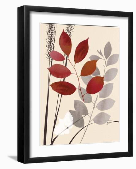 October Leaf 1-Bella Dos Santos-Framed Art Print