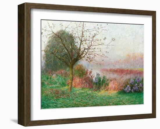October Morning on the River Lys, 1901-Emile Claus-Framed Giclee Print