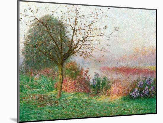 October Morning on the River Lys, 1901-Emile Claus-Mounted Giclee Print