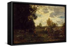 October Morning-Antonio Gentili Da Faenza-Framed Stretched Canvas