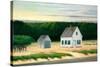 October on Cape Cod by Edward Hopper-Fine Art-Stretched Canvas