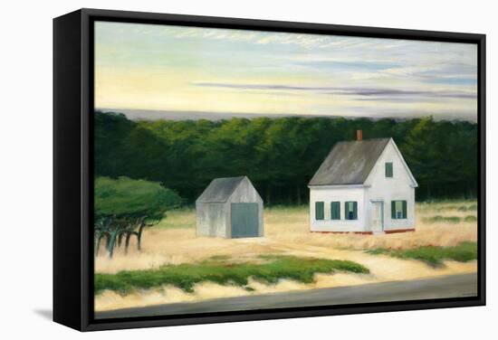 October on Cape Cod-Edward Hopper-Framed Stretched Canvas