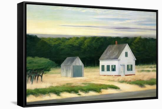 October on Cape Cod-Edward Hopper-Framed Stretched Canvas