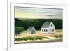 October on Cape Cod-Edward Hopper-Framed Giclee Print