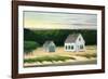 October on Cape Cod-Edward Hopper-Framed Giclee Print