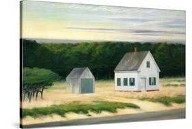 October on Cape Cod-Edward Hopper-Stretched Canvas