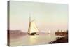 October on the Hudson-Francis Augustus Silva-Stretched Canvas