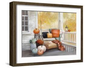 October Porch-Julia Purinton-Framed Art Print