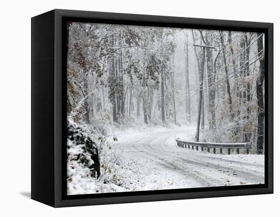 October Snow-Rich Schultz-Framed Stretched Canvas