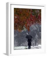 October Snow-Jacqueline Larma-Framed Photographic Print