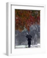 October Snow-Jacqueline Larma-Framed Photographic Print