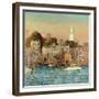 October Sundown, Newport, 1901-Childe Hassam-Framed Giclee Print