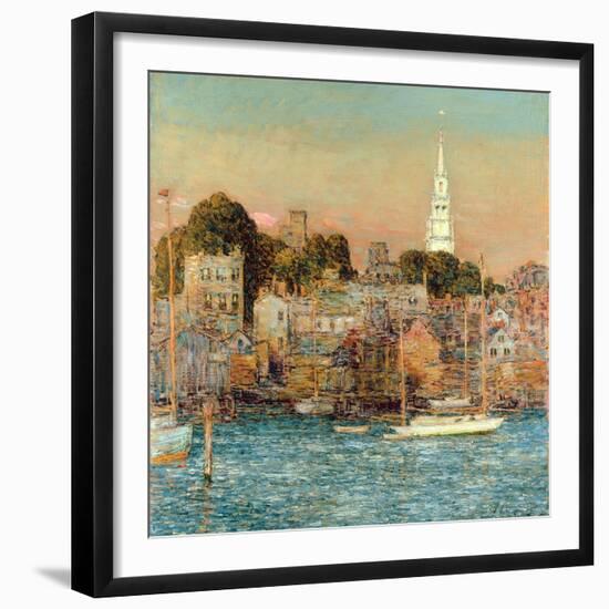 October Sundown, Newport, 1901-Childe Hassam-Framed Giclee Print