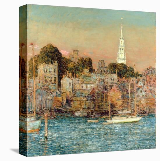 October Sundown, Newport, 1901-Childe Hassam-Stretched Canvas