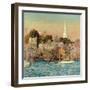 October Sundown, Newport, 1901-Childe Hassam-Framed Giclee Print
