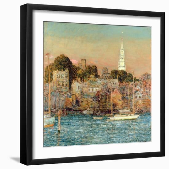 October Sundown, Newport, 1901-Childe Hassam-Framed Giclee Print