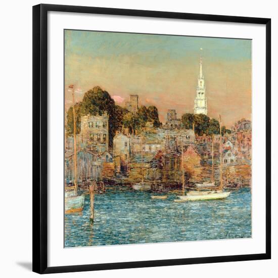 October Sundown, Newport, 1901-Childe Hassam-Framed Giclee Print