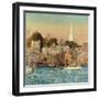 October Sundown, Newport, 1901-Childe Hassam-Framed Premium Giclee Print