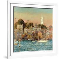 October Sundown, Newport, 1901-Childe Hassam-Framed Giclee Print