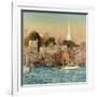 October Sundown, Newport, 1901-Childe Hassam-Framed Giclee Print