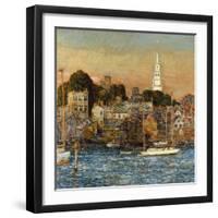 October Sundown, Newport-Childe Hassam-Framed Giclee Print