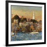 October Sundown, Newport-Childe Hassam-Framed Giclee Print