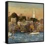 October Sundown, Newport-Childe Hassam-Framed Stretched Canvas