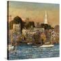 October Sundown, Newport-Childe Hassam-Stretched Canvas