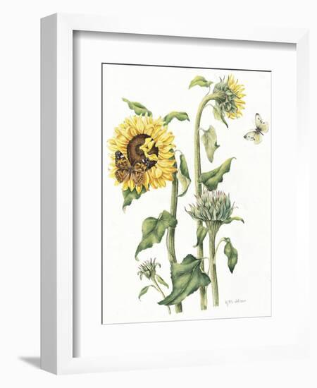 October Sunflower-Janneke Brinkman-Salentijn-Framed Giclee Print